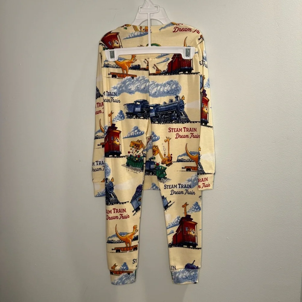 Steam Train, Dream Train Book To Bed Pajamas Toddler Kid Size 6 - Picture 4 of 4